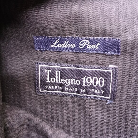 J.Crew Ludlow Gray Italian Wool Suit 38S 32x30 Tollegno 1900 Slim Fit 2-Piece - Picture 15 of 16